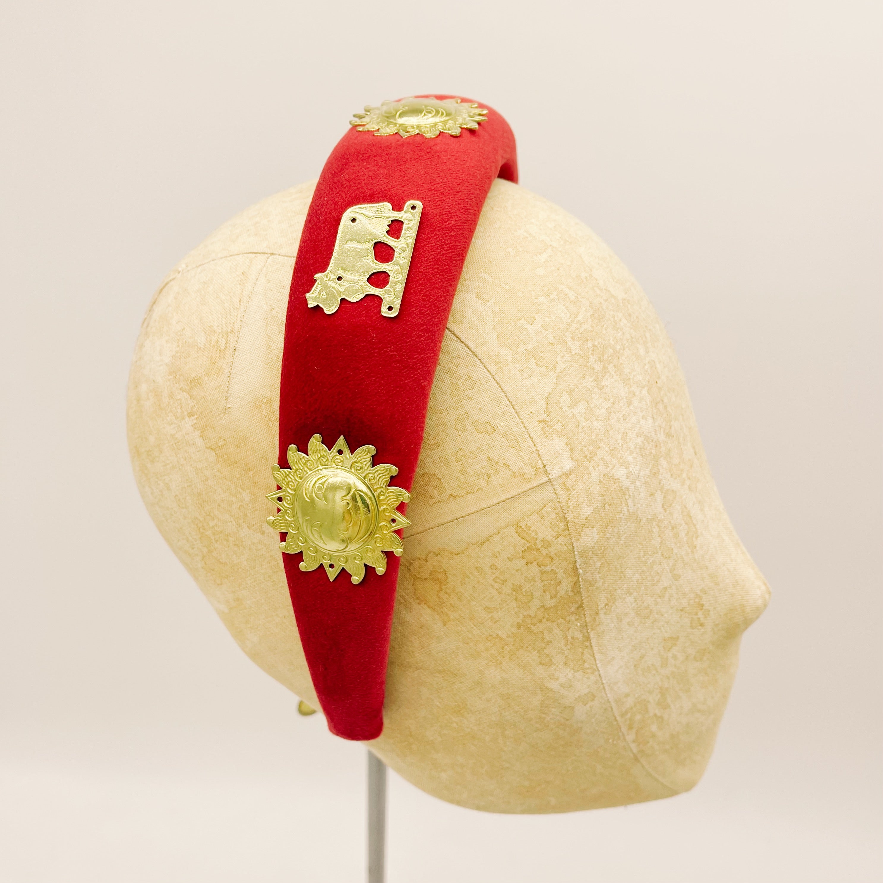Vichy Red Series Headband #5