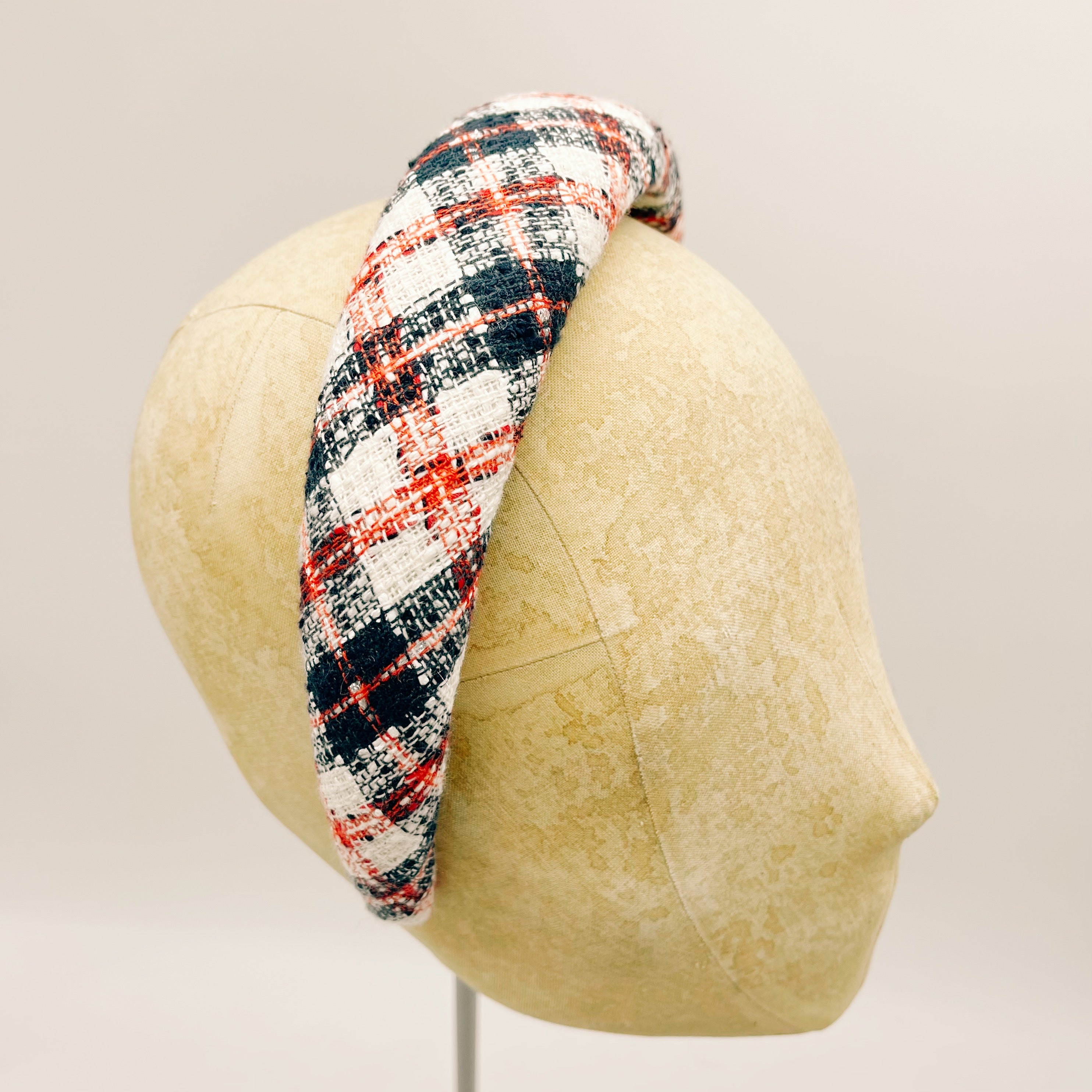 Cerchietto Tweed Padded n.3