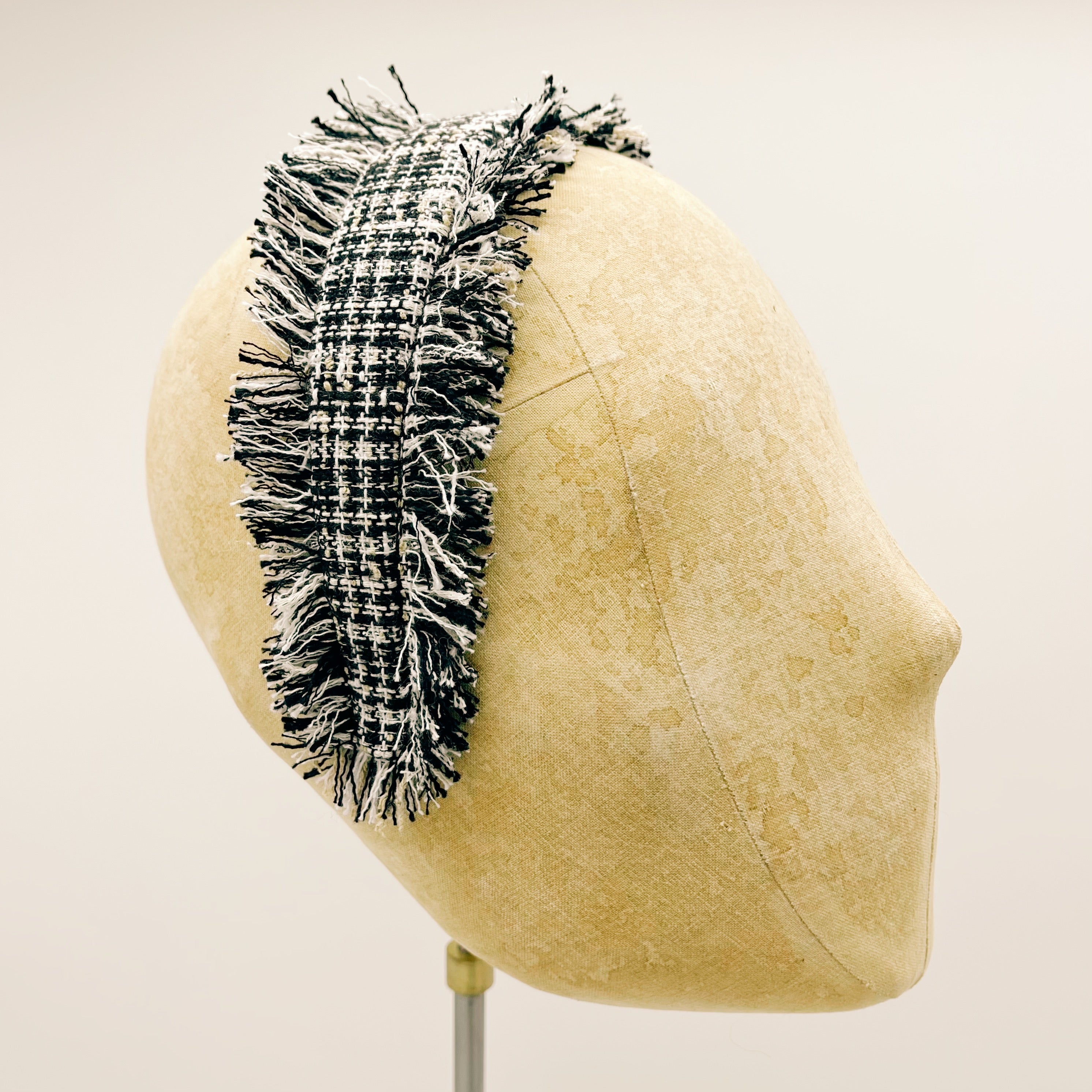 Cerchietto Tweed Fringes n.13