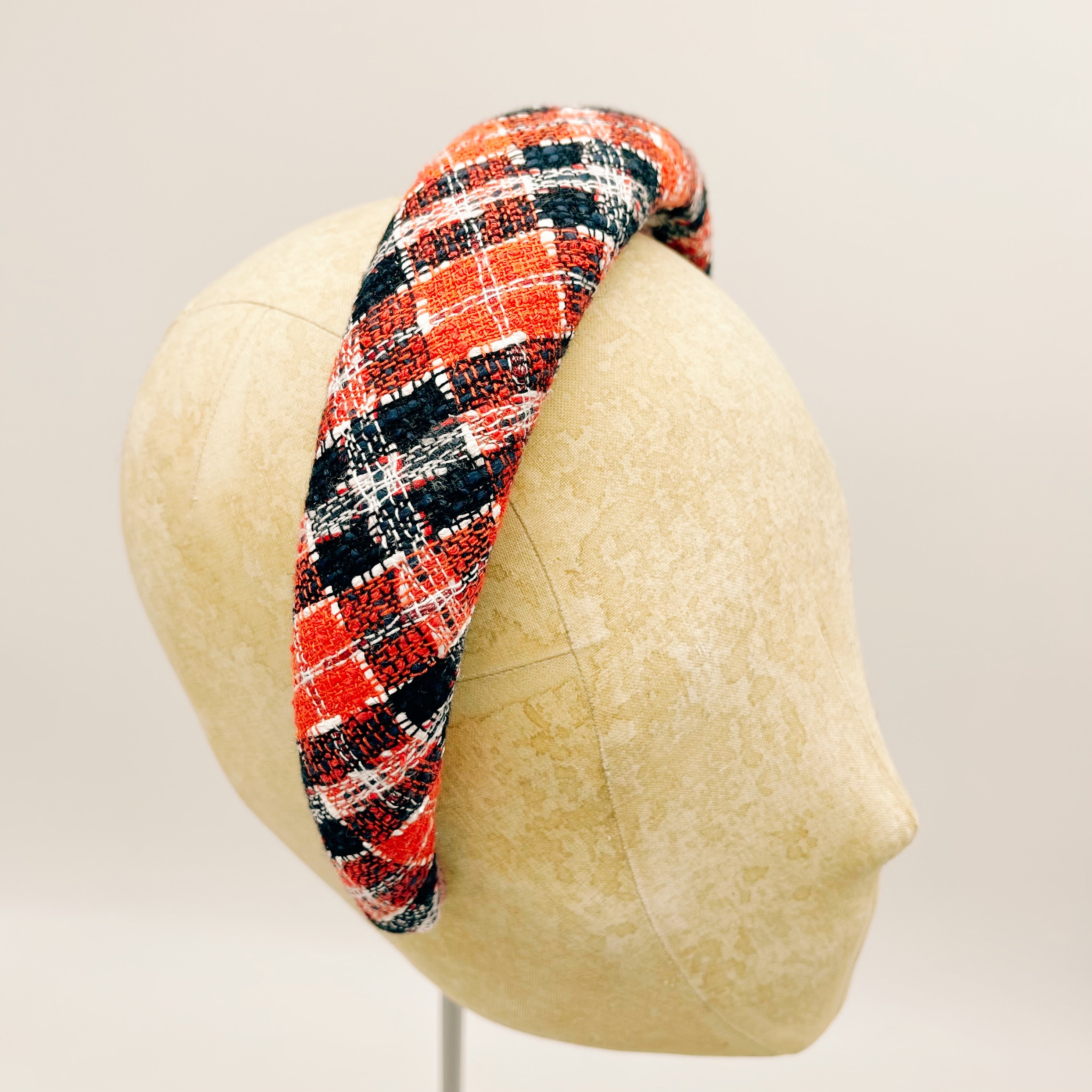 Cerchietto Tweed Padded n.2
