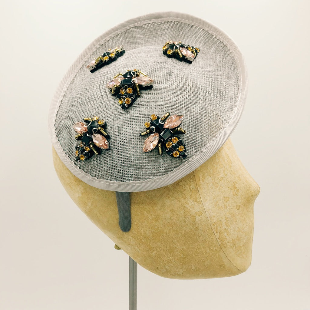 Cerchietto Limited Edition: Bee Grey Hat