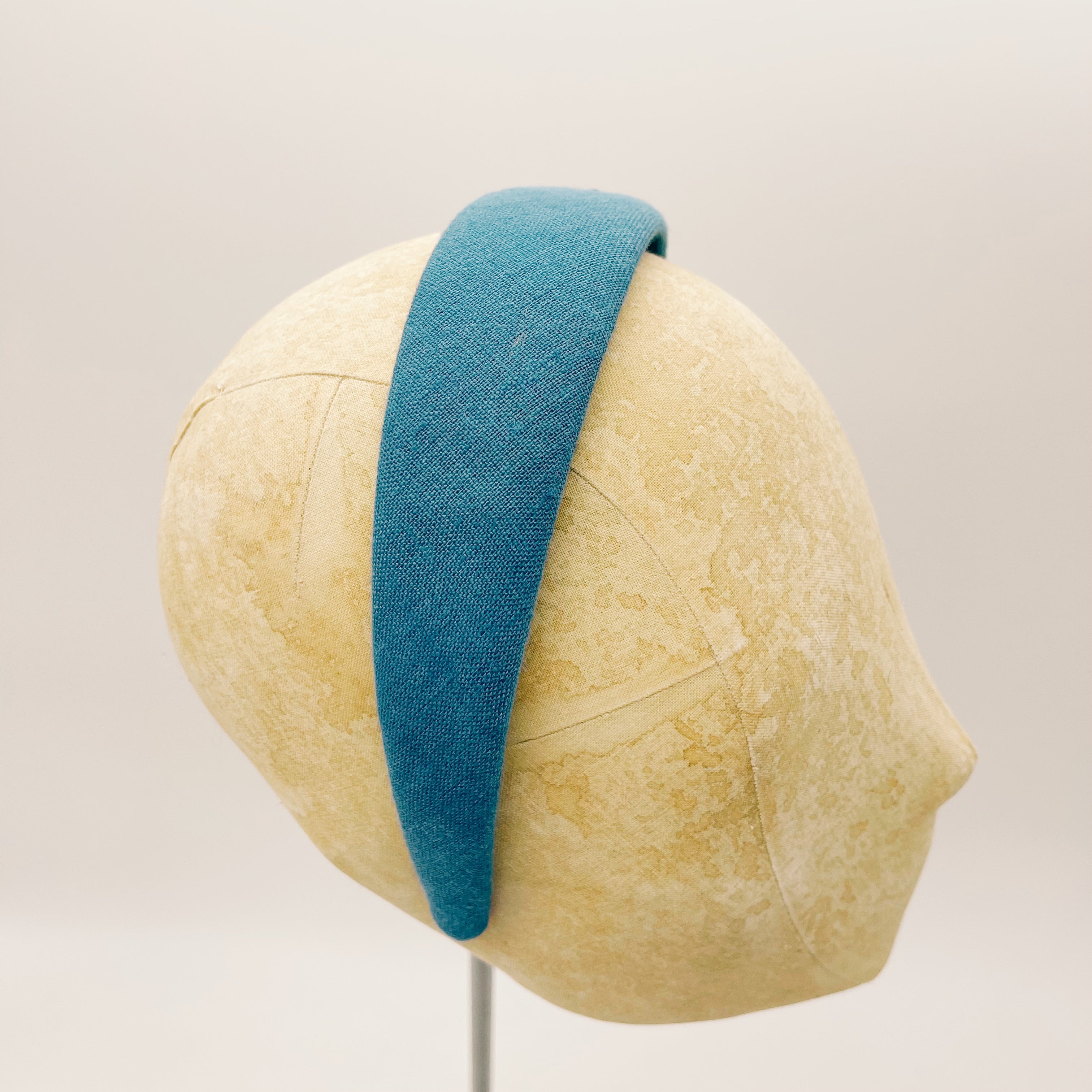 Linen Headband Harbour Blue