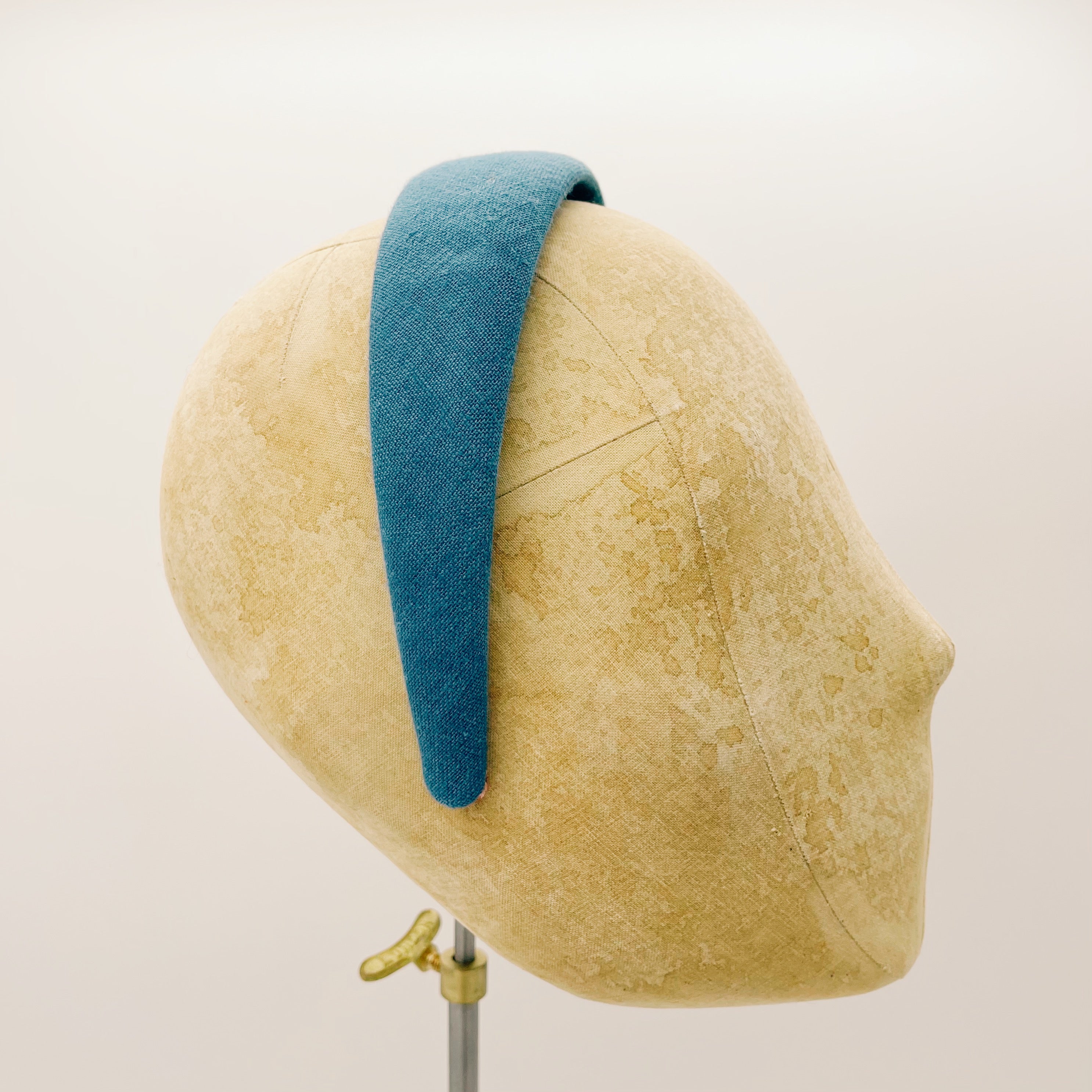 Linen Headband Harbour Blue