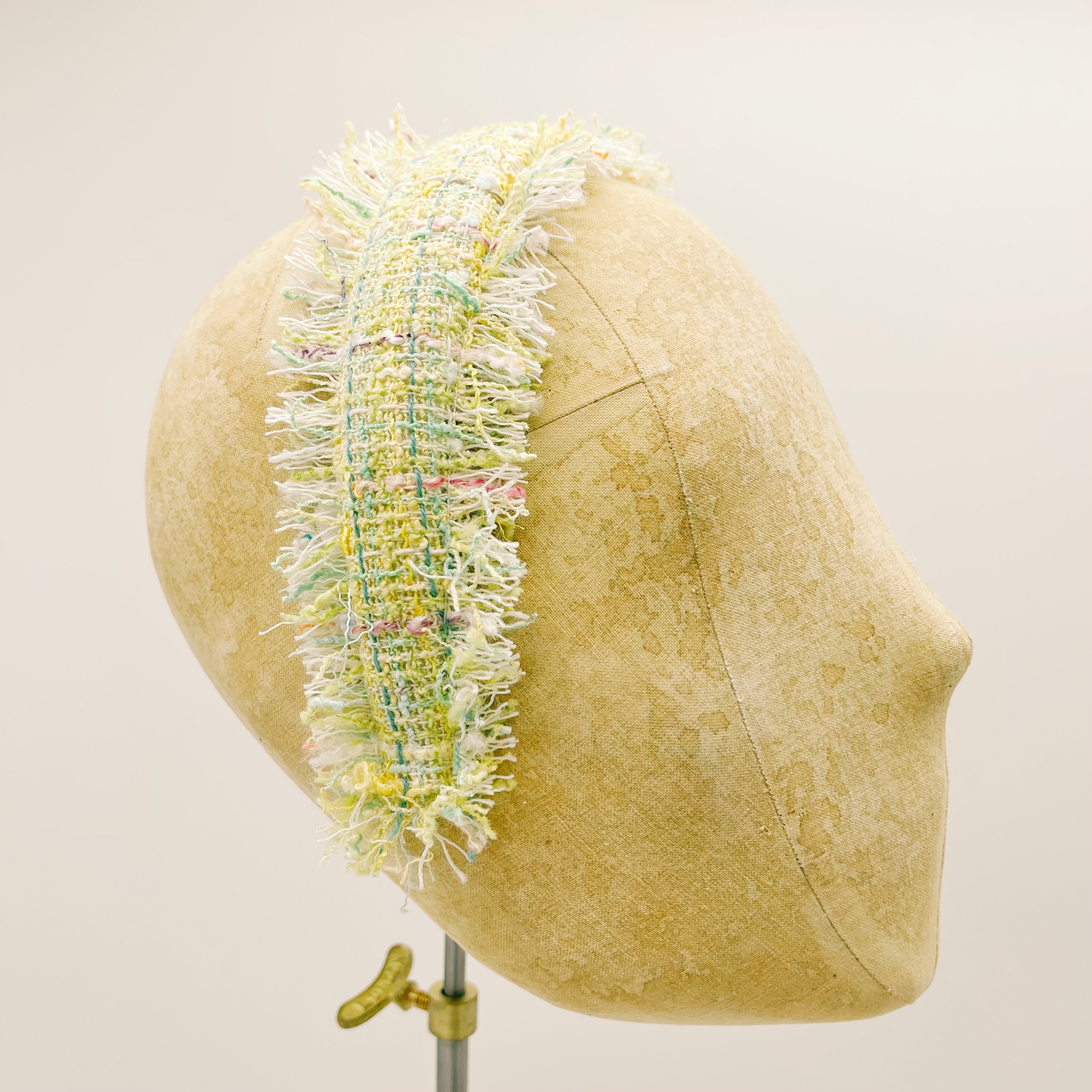 Cerchietto Tweed Fringes n.21