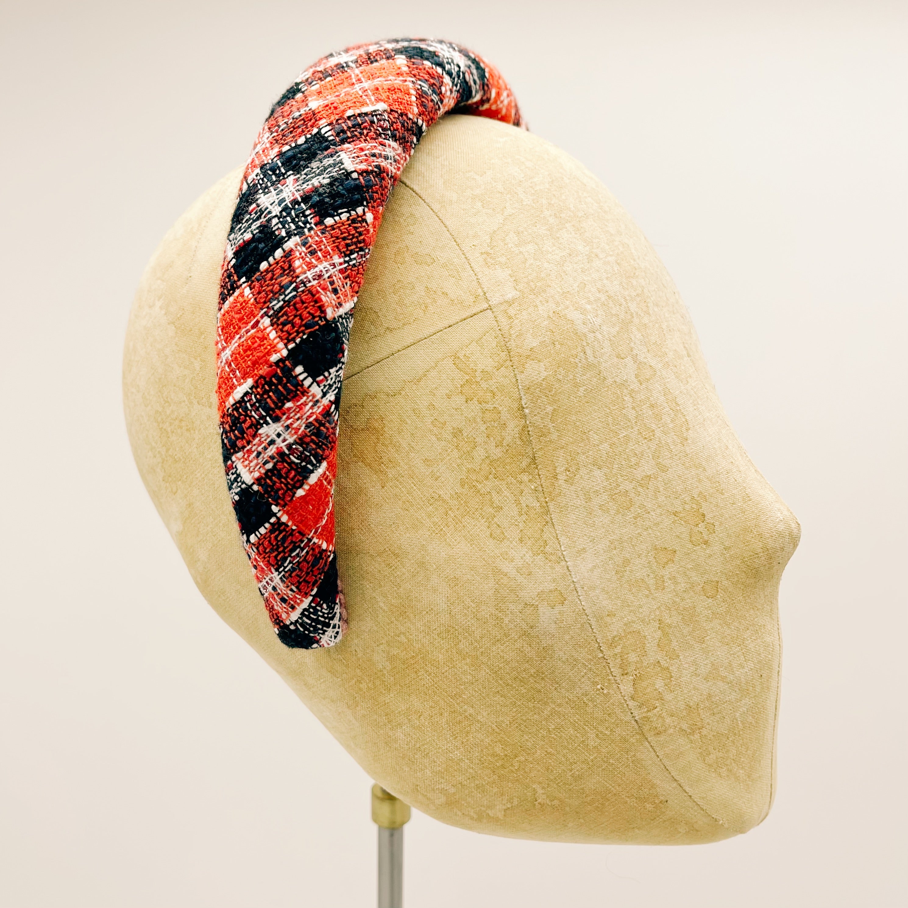 Cerchietto Tweed Padded n.2