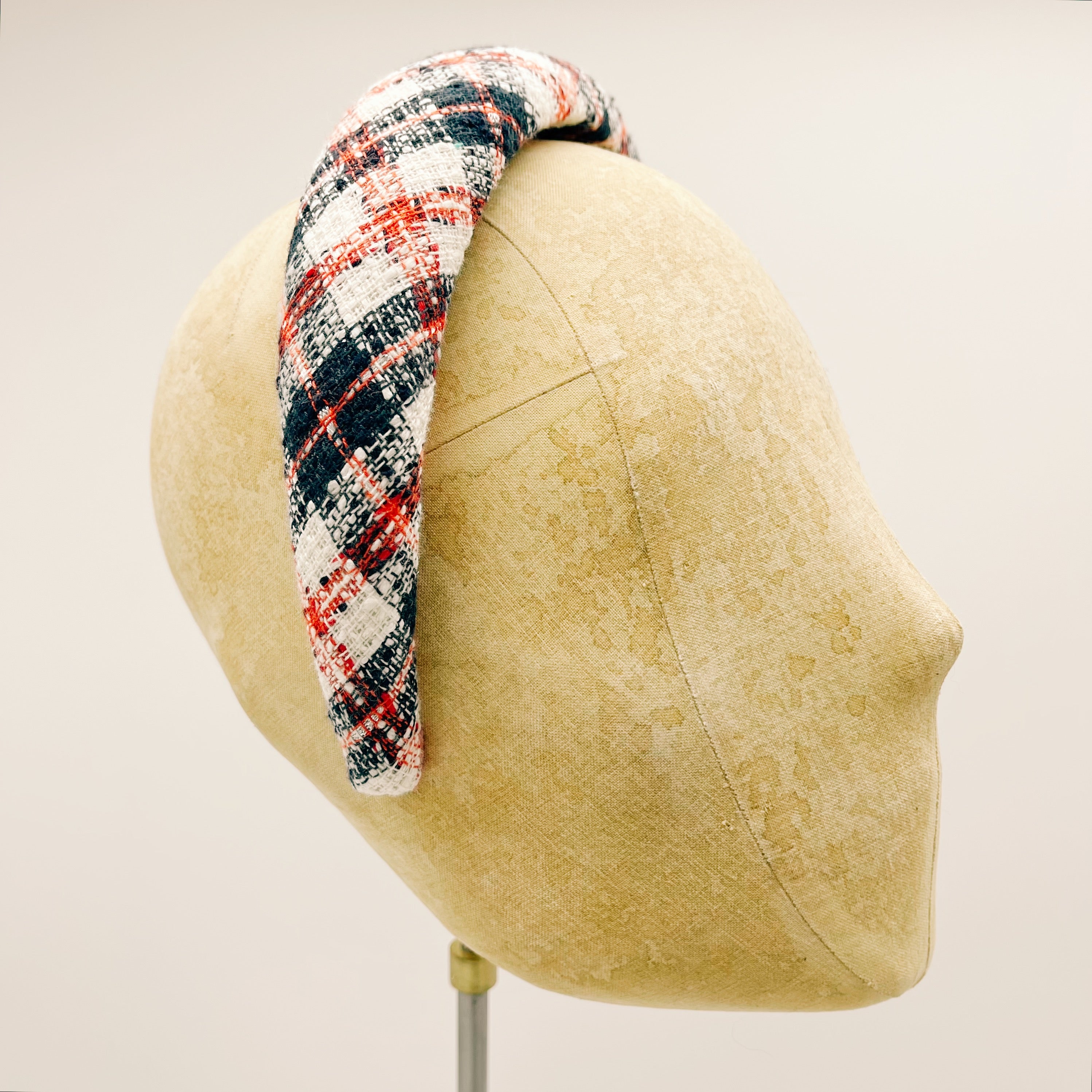 Cerchietto Tweed Padded n.3