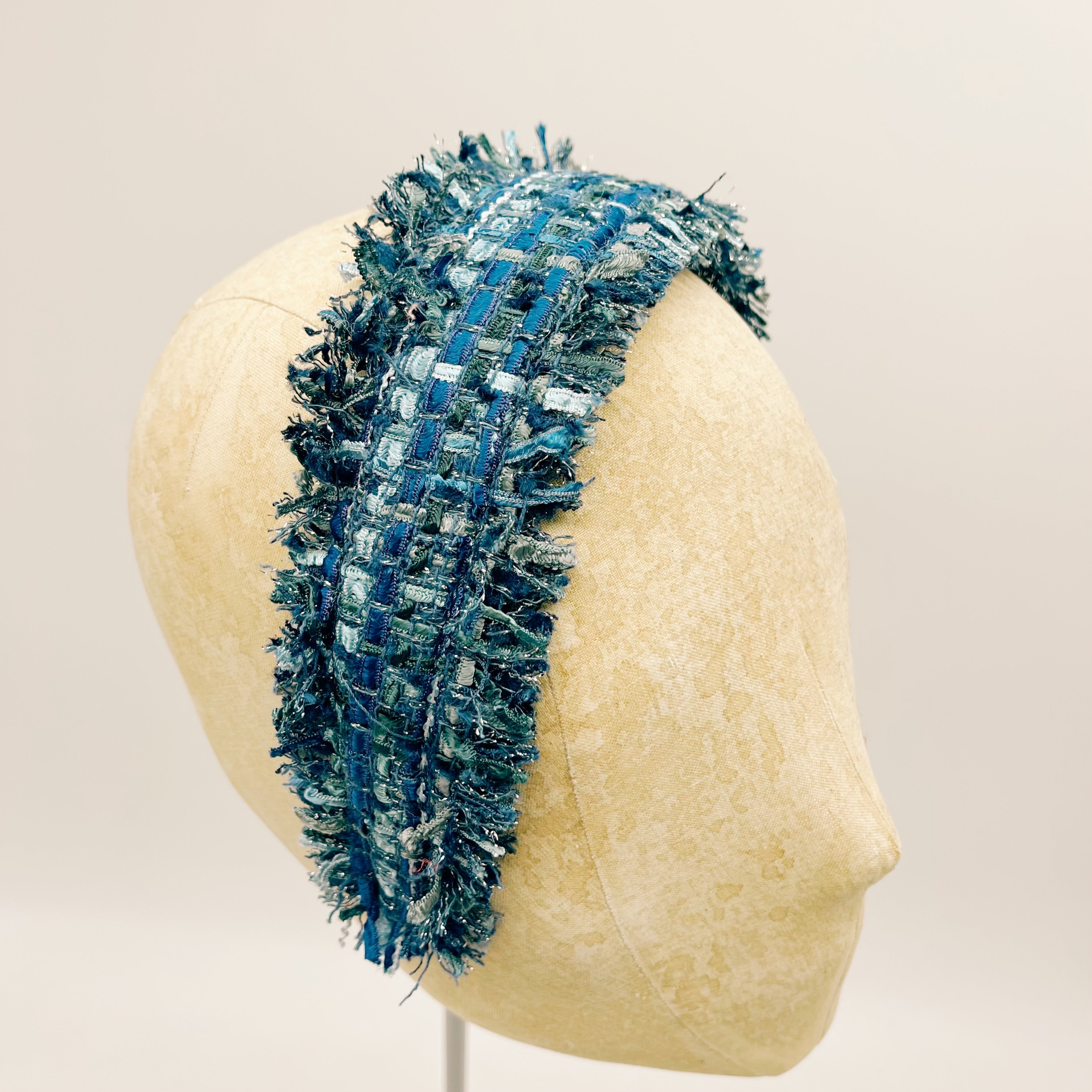 Cerchietto Tweed Fringes n.11