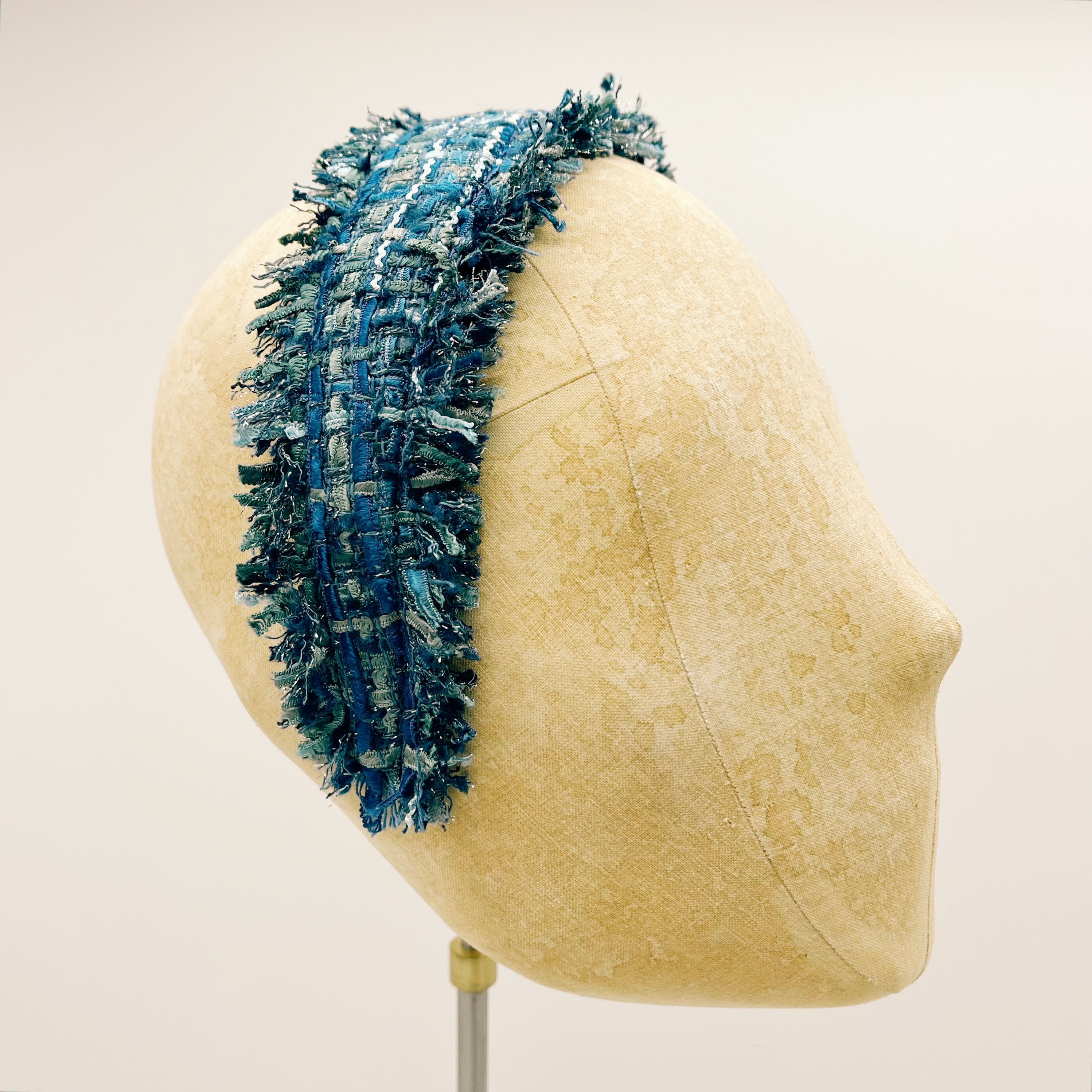 Cerchietto Tweed Fringes n.11