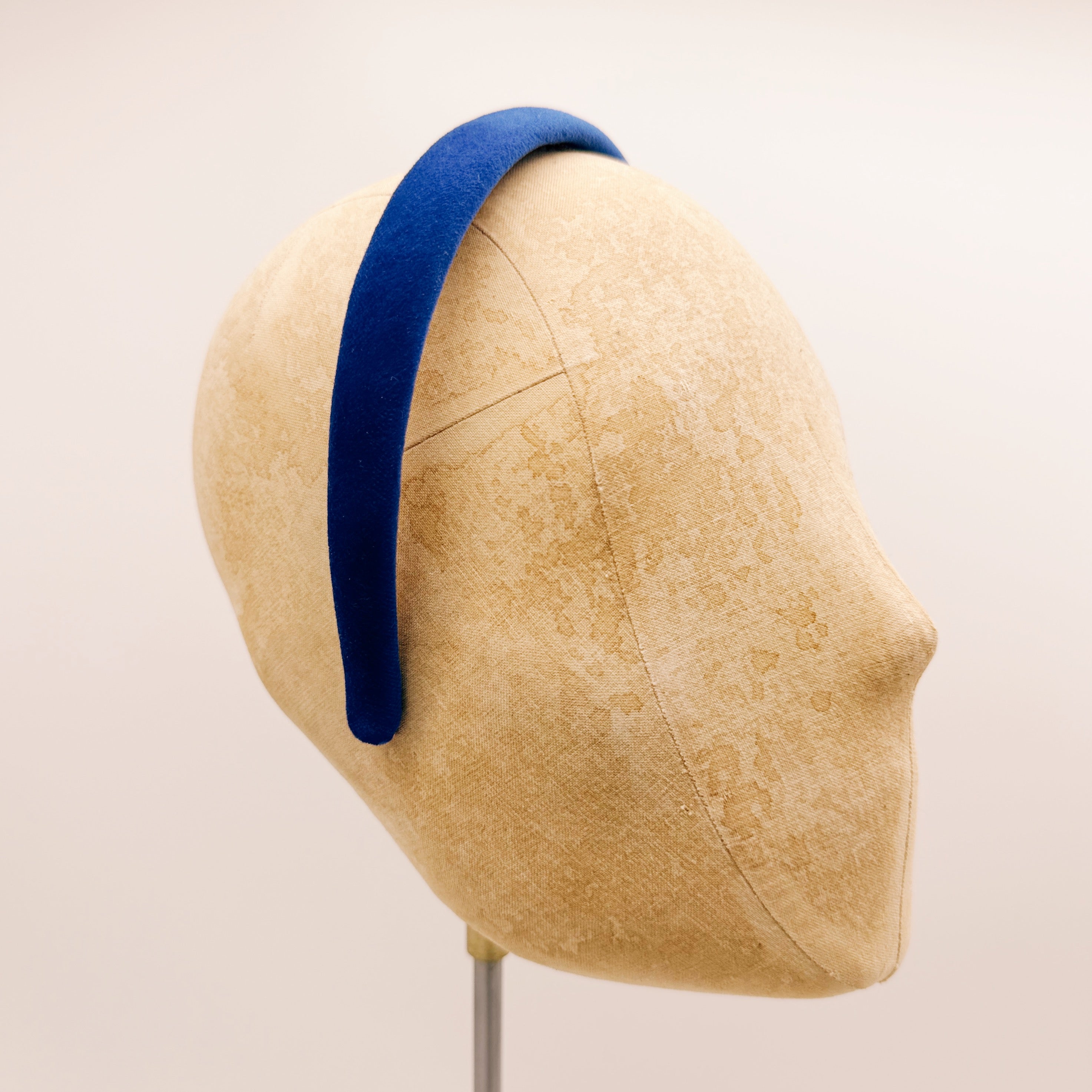 Cerchietto Velluto Royal Blue Mini
