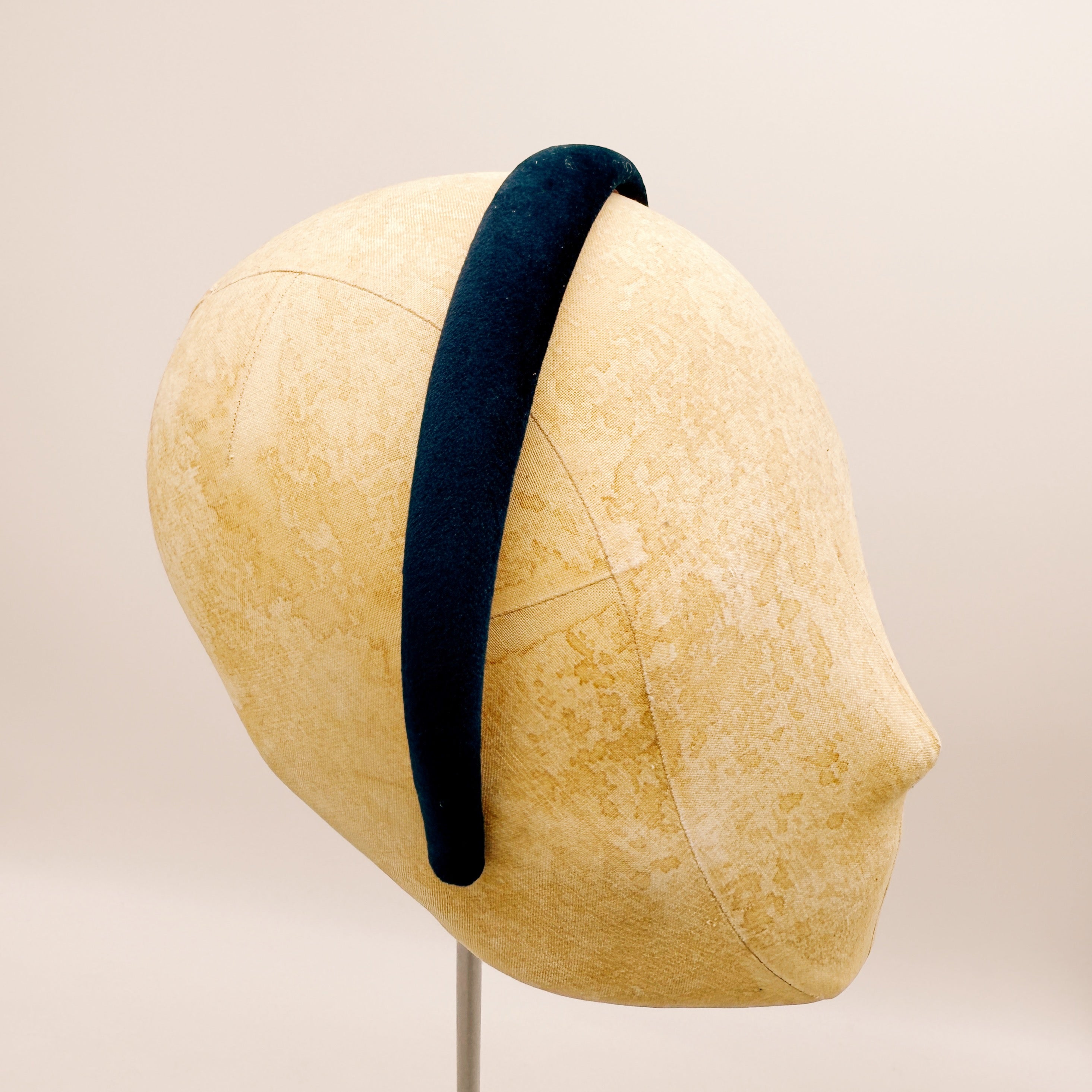 Cerchietto Velluto Navy Blue Mini