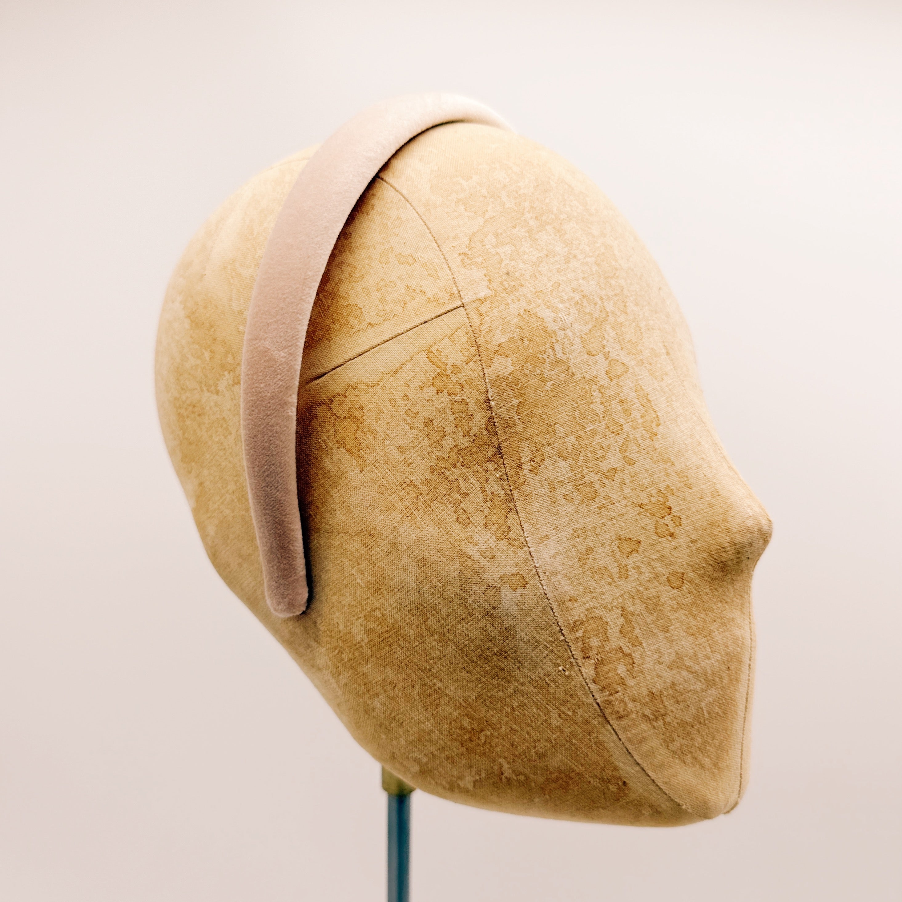 Cerchietto Velluto Cream Mini